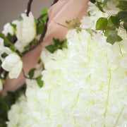 42" tall Silk Wisteria Flowers Hanging Vine Bush