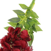 42" tall Silk Wisteria Flowers Hanging Vine Bush