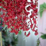 42" tall Silk Wisteria Flowers Hanging Vine Bush