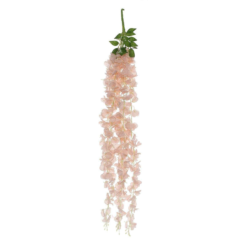 42" tall Silk Wisteria Flowers Hanging Vine Bush ARTI_WIST01_046