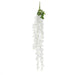 42" tall Silk Wisteria Flowers Hanging Vine Bush ARTI_WIST01_WHT