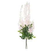 44" tall Silk Wisteria Flowers Hanging Vine Bush ARTI_WIST02_046