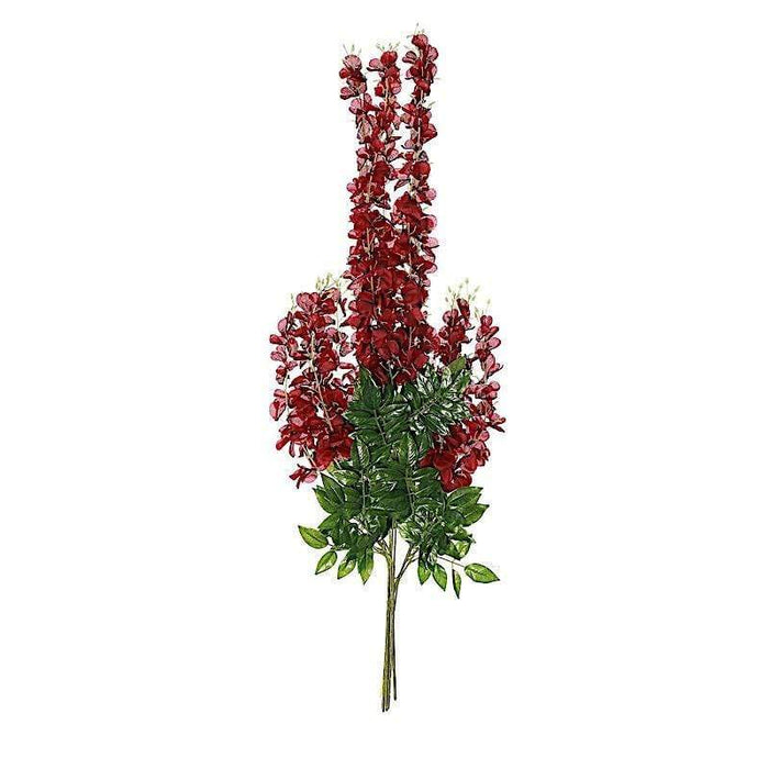 44" tall Silk Wisteria Flowers Hanging Vine Bush ARTI_WIST02_059