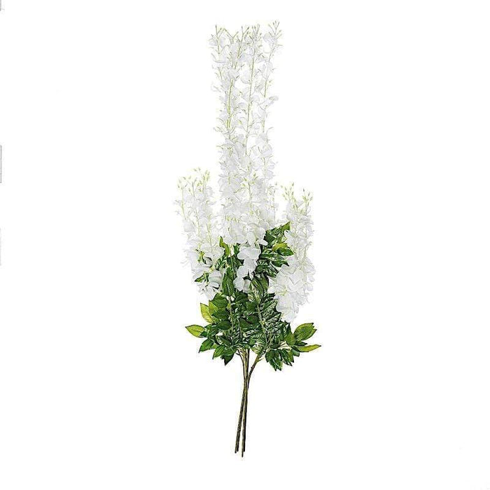 44" tall Silk Wisteria Flowers Hanging Vine Bush ARTI_WIST02_CRM