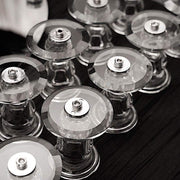 47" tall 10 Arm Crystal Glass Candelabra Votive Candle Holder - Clear CHDLR_CAND_030R_10_CLR