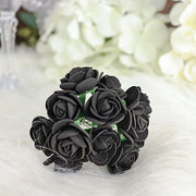 48 Mini Roses 4" Foam Artificial Flowers with Stem
