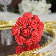 48 Mini Roses 4" Foam Artificial Flowers with Stem