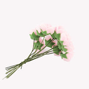 48 Mini Roses 4" Foam Artificial Flowers with Stem