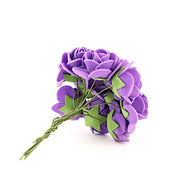 48 Mini Roses 4" Foam Artificial Flowers with Stem