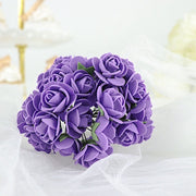 48 Mini Roses 4" Foam Artificial Flowers with Stem