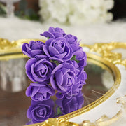 48 Mini Roses 4" Foam Artificial Flowers with Stem