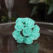 48 Mini Roses 4" Foam Artificial Flowers with Stem