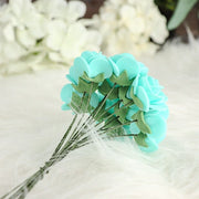 48 Mini Roses 4" Foam Artificial Flowers with Stem