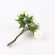 48 Mini Roses 4" Foam Artificial Flowers with Stem
