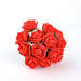 48 Mini Roses 4" Foam Artificial Flowers with Stem ARTI_FOAMRS04_1_RED