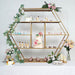 4ft Hexagon Large Metal Cake Dessert Display Stand Wedding Arch Backdrop - Gold CAKE_STND_H02_51_GOLD