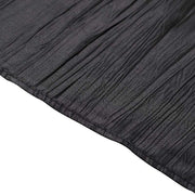 5 Accordion Crinkled Taffeta Dinner Napkins