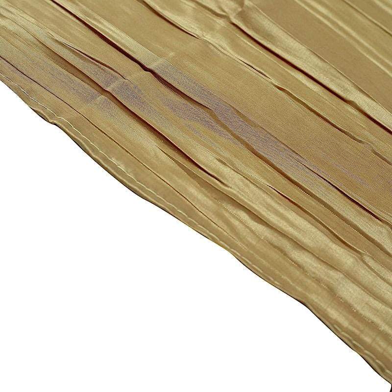 5 Accordion Crinkled Taffeta Dinner Napkins