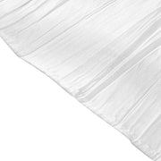 5 Accordion Crinkled Taffeta Dinner Napkins