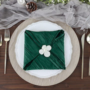 5 Accordion Crinkled Taffeta Dinner Napkins