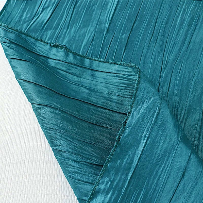 5 Accordion Crinkled Taffeta Dinner Napkins