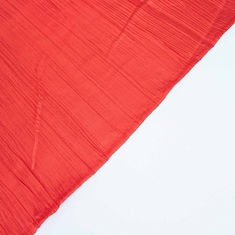 5 Accordion Crinkled Taffeta Dinner Napkins