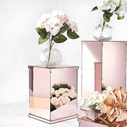 5 Acrylic Display Boxes Centerpieces Pedestal Riser Columns