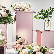 5 Acrylic Display Boxes Centerpieces Pedestal Riser Columns