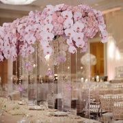 5 Acrylic Display Boxes Centerpieces Pedestal Riser Columns