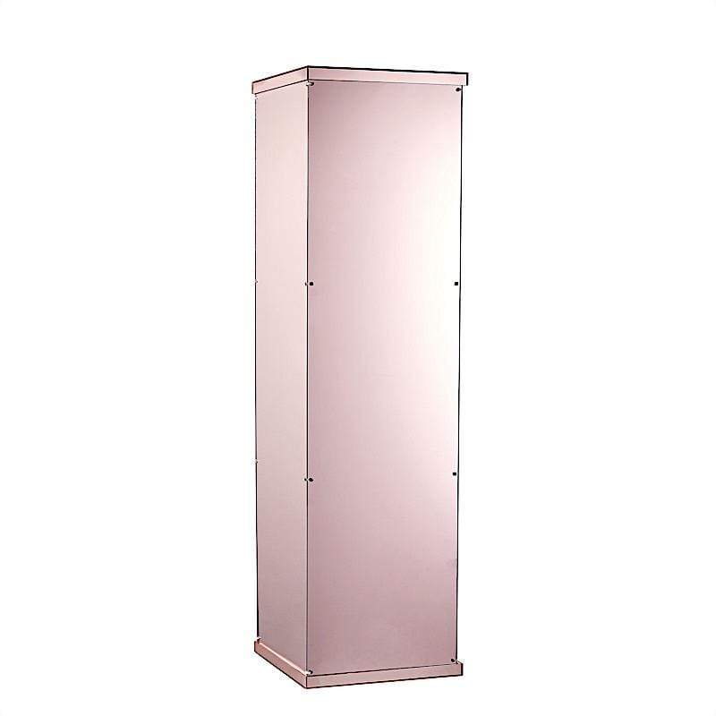 5 Acrylic Display Boxes Centerpieces Pedestal Riser Columns