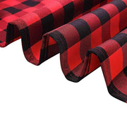 5 Checkered Gingham Polyester Napkins 15" x 15"