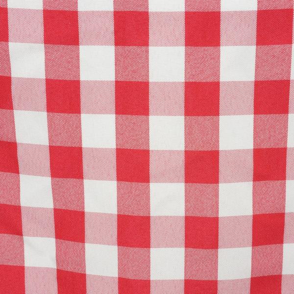 5 Checkered Gingham Polyester Napkins 15" x 15"