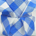 5 Checkered Gingham Polyester Napkins 15" x 15"
