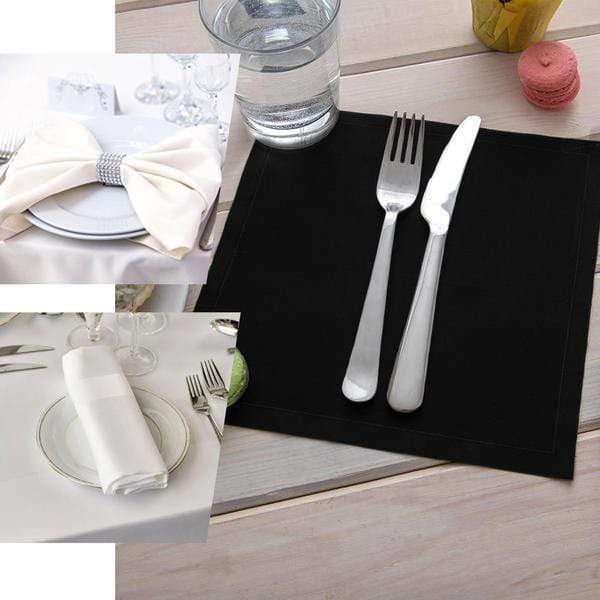 5 Cotton Napkins 20" x 20"