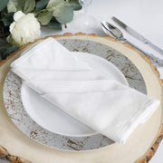 5 Cotton Napkins 20" x 20" NAP_COT_WHT