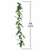 5 ft long Artificial Poplar Foliage Garlands - Green ARTI_GLND_GRN009