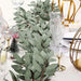 5 ft long Artificial Willow Foliage Garlands - Frosted Green ARTI_GLND_GRN006_A
