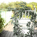 5 ft long Artificial Willow Foliage Garlands - Frosted Green ARTI_GLND_GRN006_A