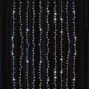 5 ft long LED Icicle Fairy String Lights Garland Curtain Backdrop