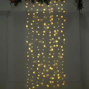 5 ft long LED Icicle Fairy String Lights Garland Curtain Backdrop LEDSTR03_5X8_CLR