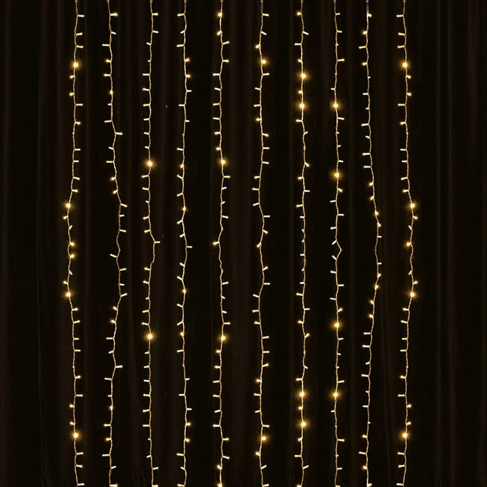 5 ft long LED Icicle Fairy String Lights Garland Curtain Backdrop LEDSTR03_5X8_CLR