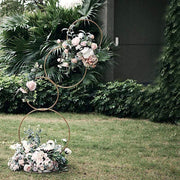 5 ft Metal Hoops Pillar Backdrop Stand