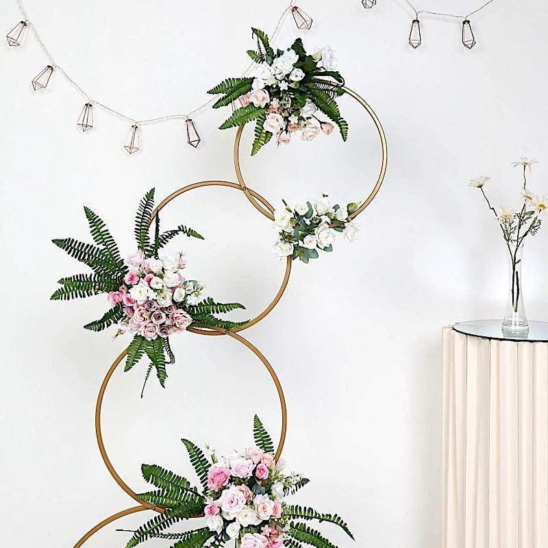 5 ft Metal Hoops Pillar Backdrop Stand