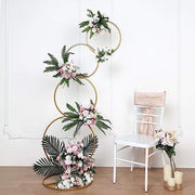 5 ft Metal Hoops Pillar Backdrop Stand