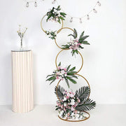 5 ft Metal Hoops Pillar Backdrop Stand