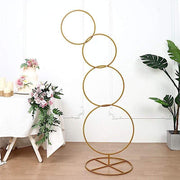 5 ft Metal Hoops Pillar Backdrop Stand