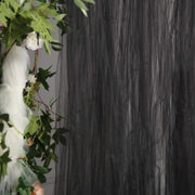 5 ft x 10 ft Sheer Tulle Backdrop Curtain Panels