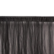 5 ft x 10 ft Sheer Tulle Backdrop Curtain Panels