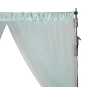 5 ft x 10 ft Sheer Tulle Backdrop Curtain Panels