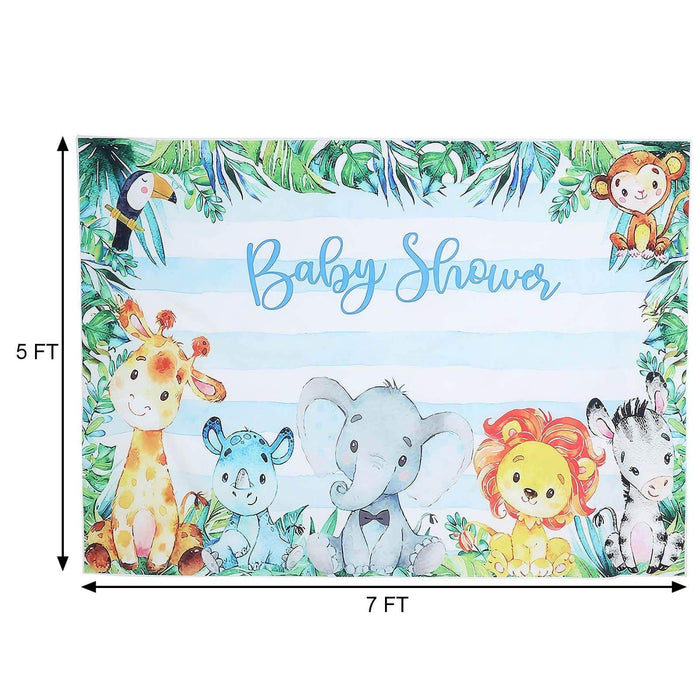 5 ft x 7 ft Printed Vinyl Photo Backdrop Baby Shower Party Banner BKDP_VIN_5X7_BABY01